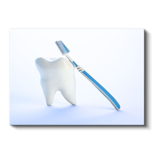 Diş Hekimi - Diş Sağlığı ve Bakım Kanvas Tablo