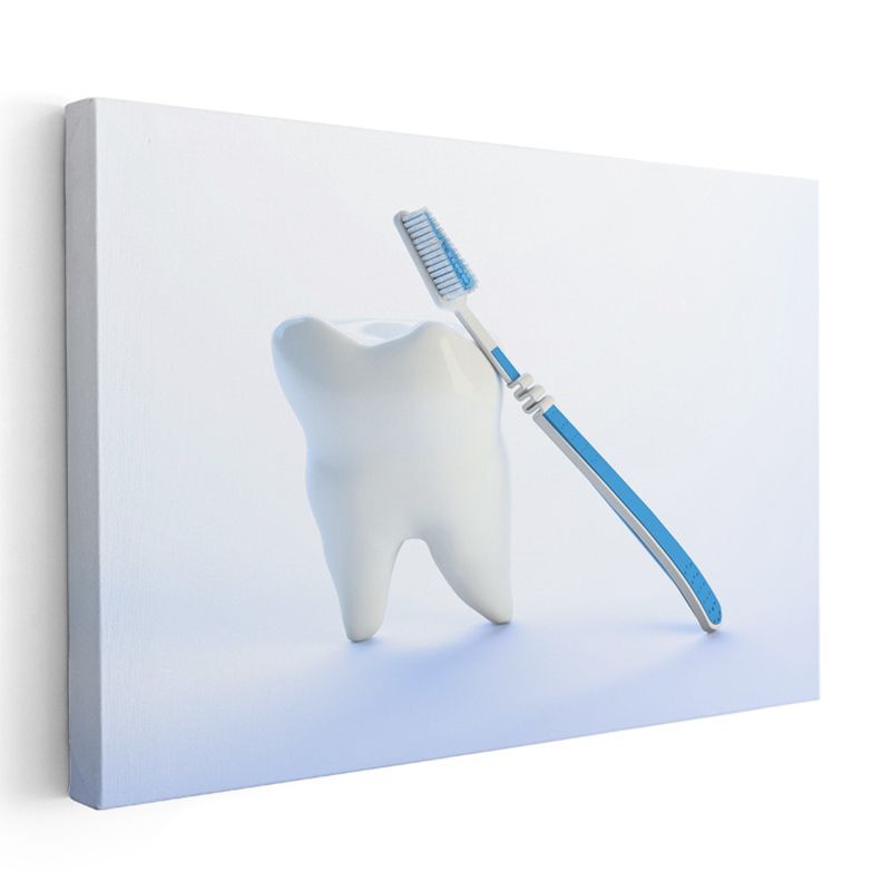 Diş Hekimi - Diş Sağlığı ve Bakım Kanvas Tablo