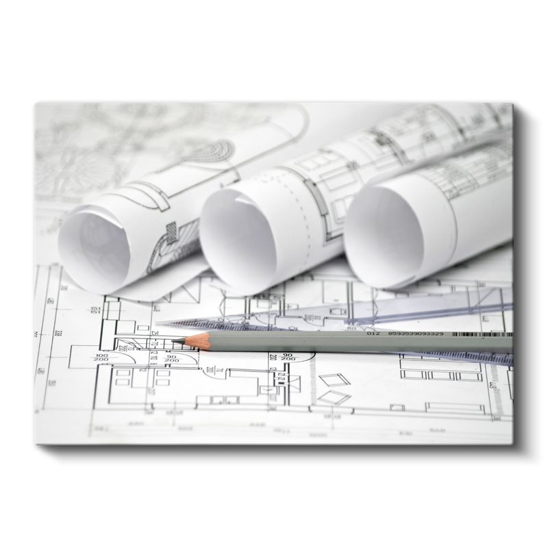 Mimar - Proje Detaylandırma Kanvas Tablo