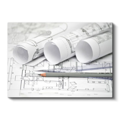 Mimar - Proje Detaylandırma Kanvas Tablo