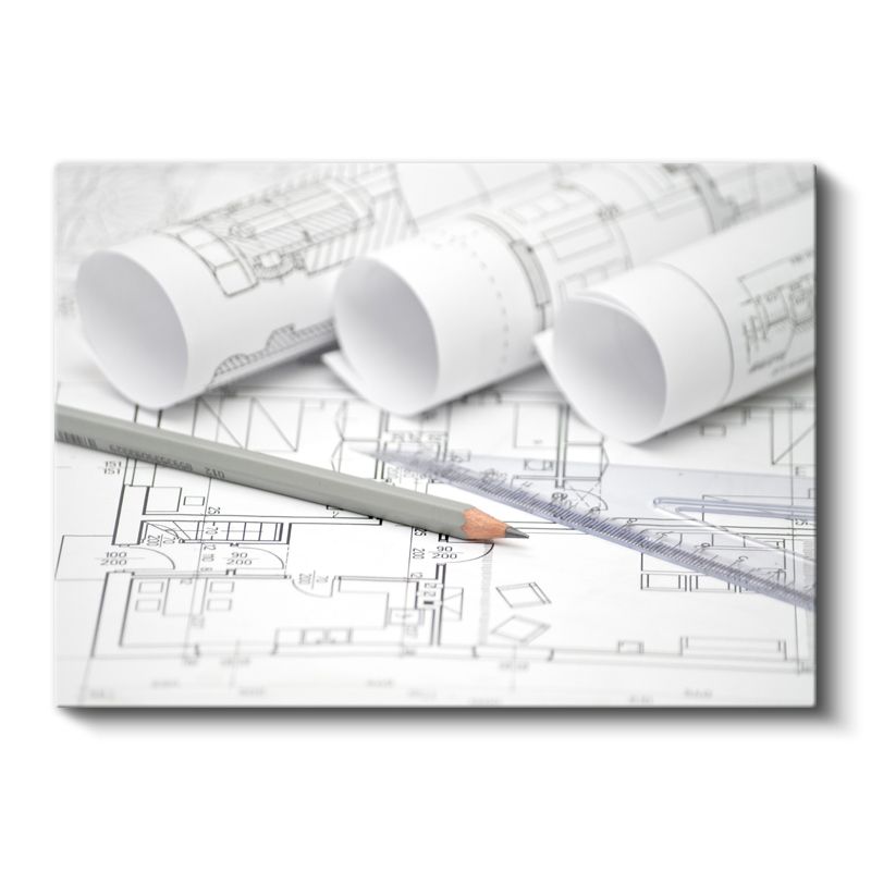 Mimar - Proje Detayları ve Çizim Kanvas Tablo