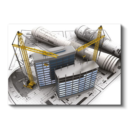 İnşaat Mühendisi - Şantiye Yönetimi Kanvas Tablo