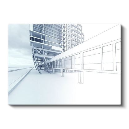 Mimar - Modern Yapı Konsepti ve Tasarım Kanvas Tablo
