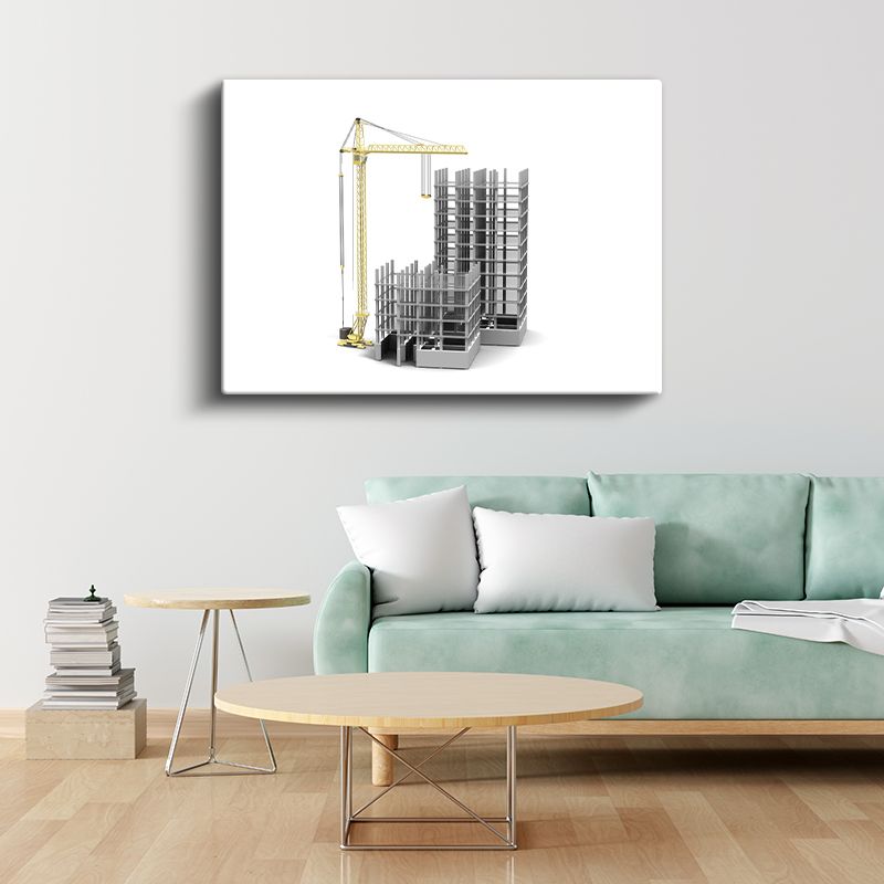 Yapı Mühendisi - Çelik Konstrüksiyon Sistemi Kanvas Tablo