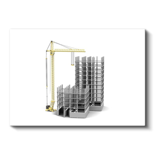 Yapı Mühendisi - Çelik Konstrüksiyon Sistemi Kanvas Tablo