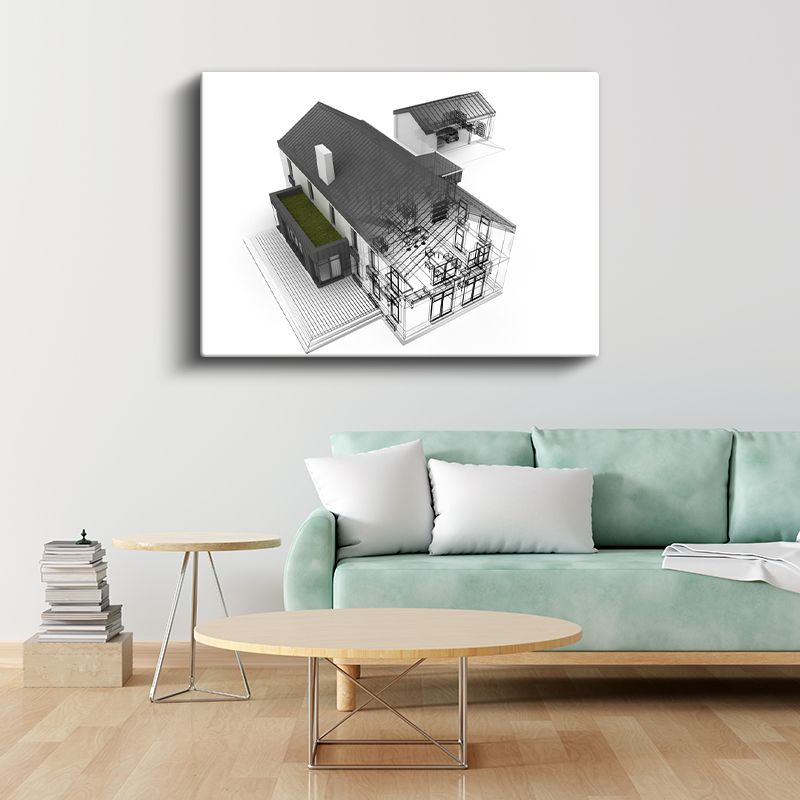 İç Mimar - Konut Tasarım Projesi Kanvas Tablo
