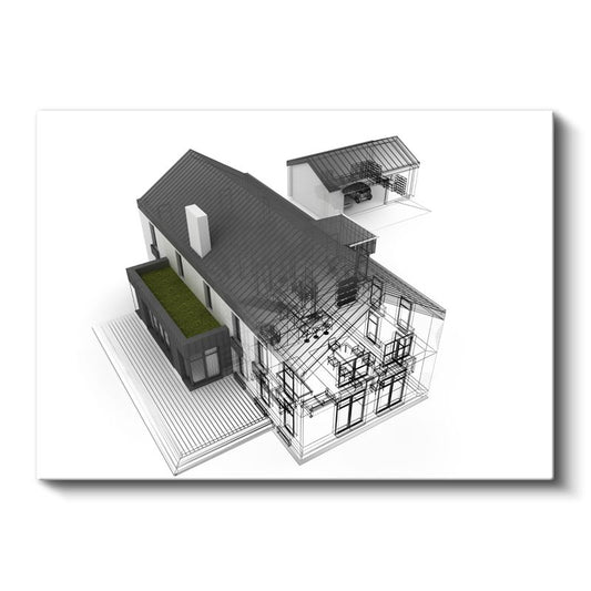 İç Mimar - Konut Tasarım Projesi Kanvas Tablo