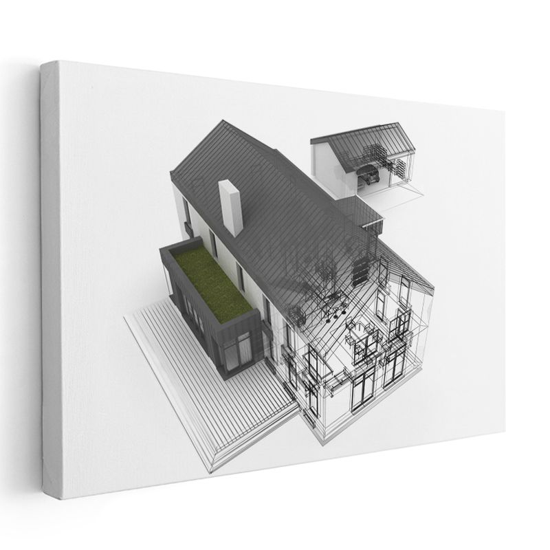 İç Mimar - Konut Tasarım Projesi Kanvas Tablo