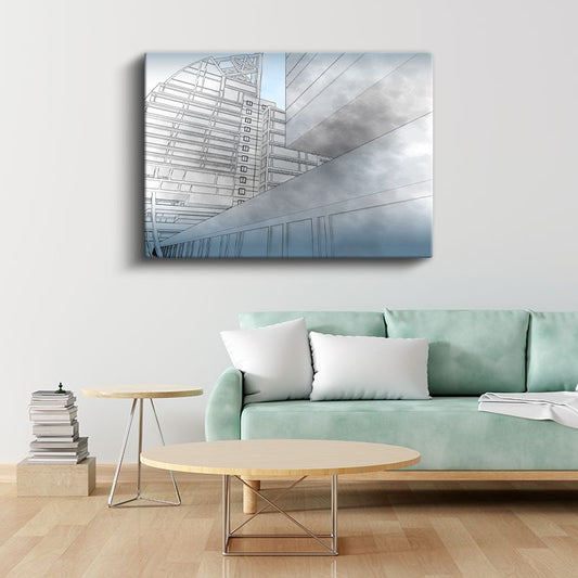 Mimar - Yapı Tasarım Süreci Kanvas Tablo