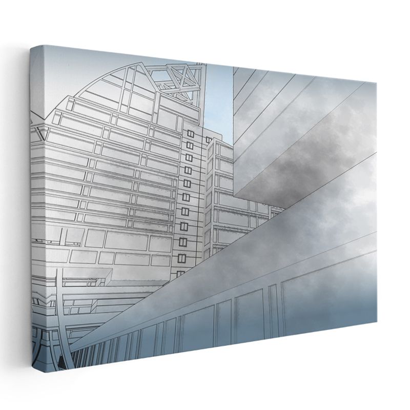 Mimar - Yapı Tasarım Süreci Kanvas Tablo