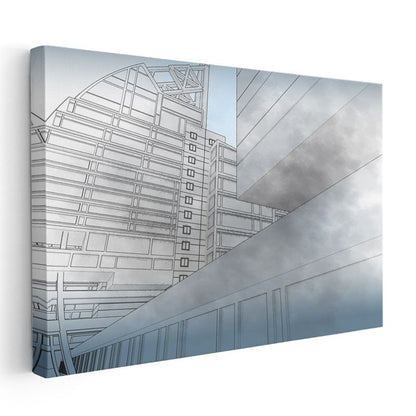 Mimar - Yapı Tasarım Süreci Kanvas Tablo