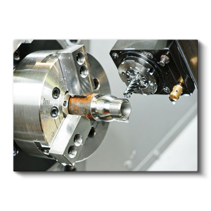 CNC Operatörü - Hassas Metal İşleme Kanvas Tablo