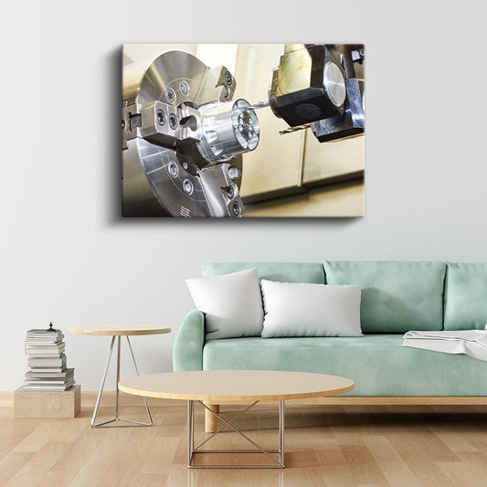 Torna Ustası - Hassas Metal İşçiliği Kanvas Tablo