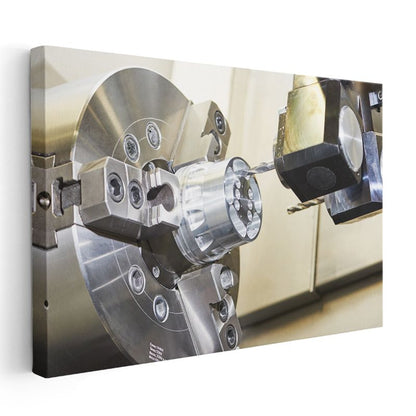 Torna Ustası - Hassas Metal İşçiliği Kanvas Tablo