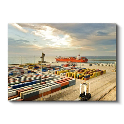 Liman Operatörü - Konteyner Taşımacılığı Kanvas Tablo