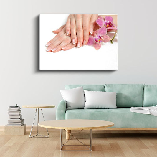 Manikür Uzmanı - Zarif El Bakımı Kanvas Tablo