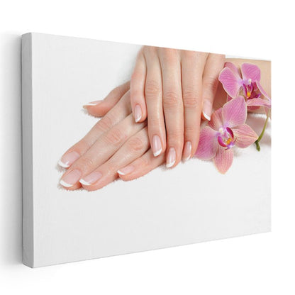 Manikür Uzmanı - Zarif El Bakımı Kanvas Tablo