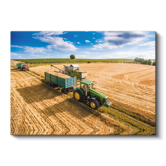 Tarım Mühendisi - Modern Hasat Teknikleri Kanvas Tablo