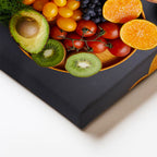 Yatay Kanvas Tablo Tartı Ve Besin Değerleri Konsepti Diyetisyen Tablosu Ev Ofis Duvar Dekoru