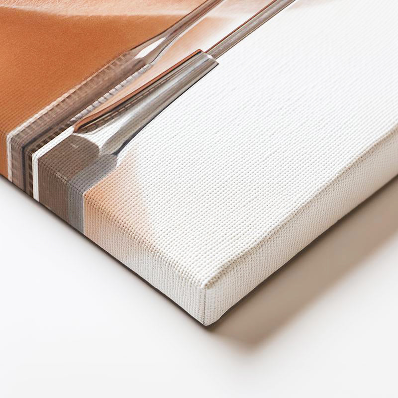 Yatay Kanvas Tablo Diş Aynası İle Gülüş Kontrolü Diş Hekimi Tablosu Ev Ofis Duvar Dekoru