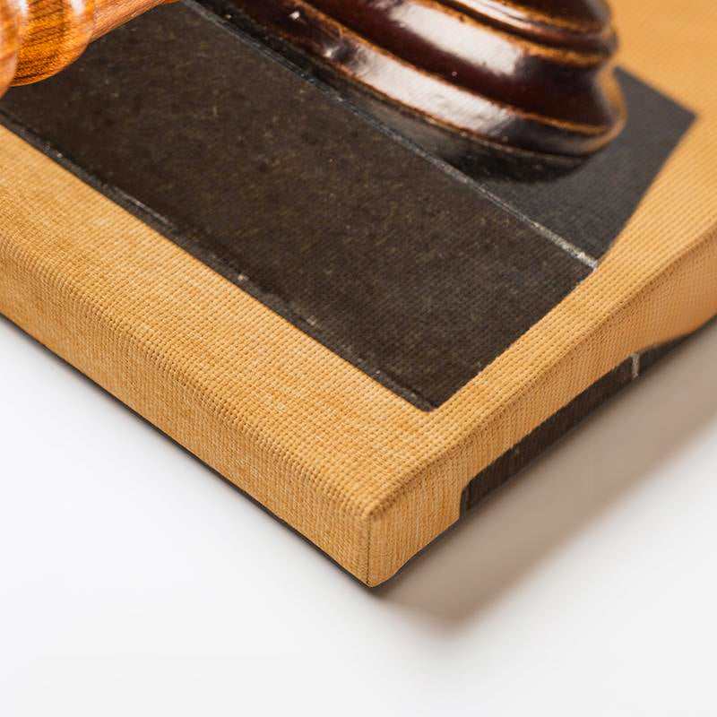 Yatay Kanvas Tablo Hukuk Kitapları Ve Adalet Seti Avukat Tablosu Ev Ofis Duvar Dekoru