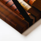 Yatay Kanvas Tablo Tokmak Ve Arka Planda Terazi Avukat Tablosu Ev Ofis Duvar Dekoru