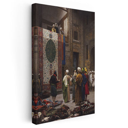 Osman Hamdi Bey - Halı Tüccarı Kanvas Tablo