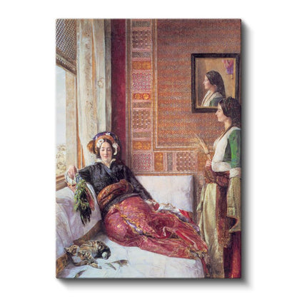 Osman Hamdi Bey - Haremde Kanvas Tablo