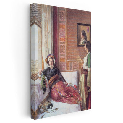 Osman Hamdi Bey - Haremde Kanvas Tablo