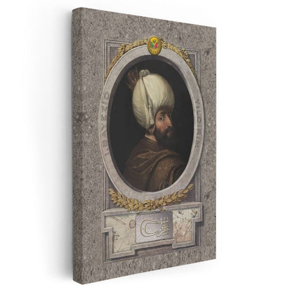 Osmanlı Padişahları - Sultan I. Murad Han Kanvas Tablo