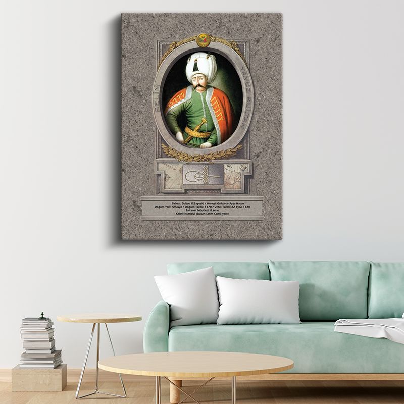 Osmanlı Padişahları - Sultan II. Bayezid Osmanlı'nın Sekizinci Padişahı Kanvas Tablo