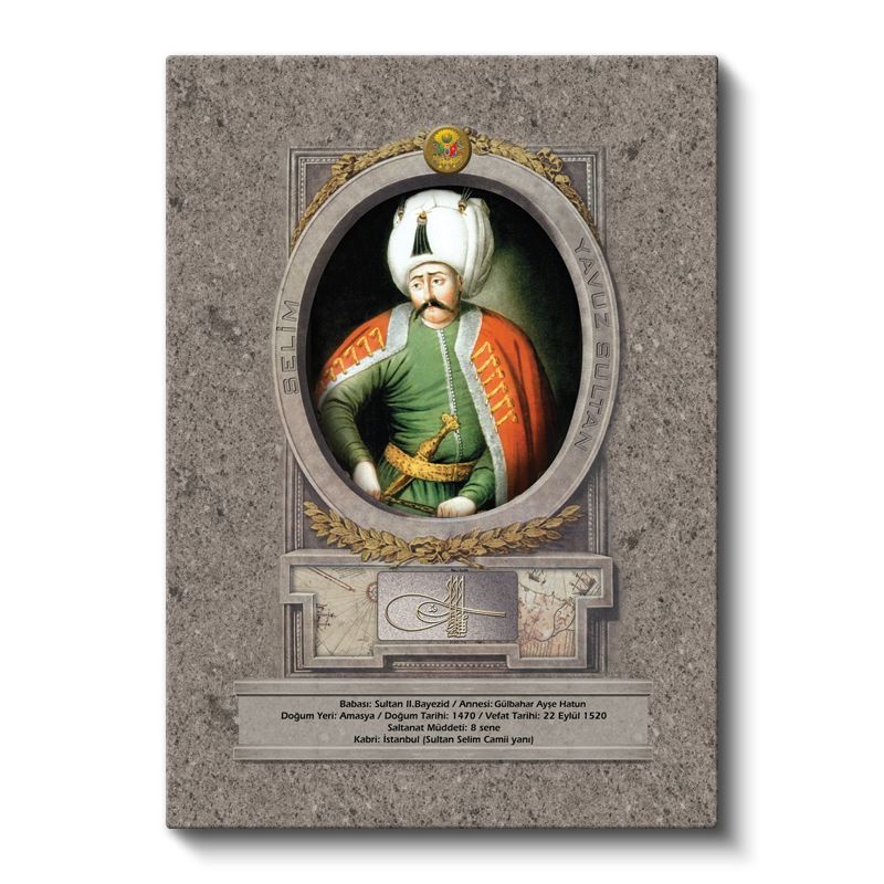 Osmanlı Padişahları - Sultan II. Bayezid Osmanlı'nın Sekizinci Padişahı Kanvas Tablo