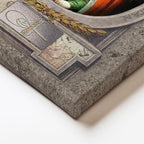 Dikey Kanvas Tablo Yavuz Sultan Selim Portresi Osmanlı Tablosu Ev Ofis Duvar Dekoru