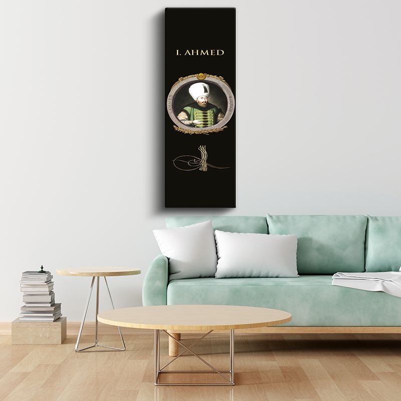 I. Ahmed - Osmanlı'nın On Dördüncü Padişahı Kanvas Tablo