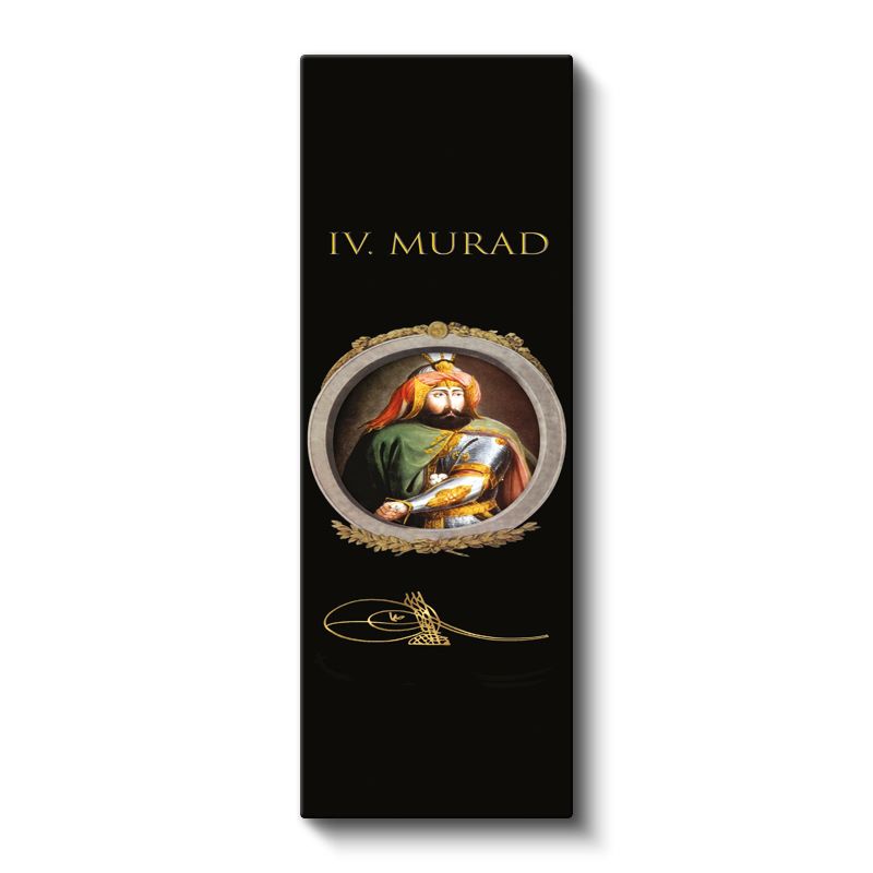 Osmanlı Padişahı - IV. Murad Portresi Kanvas Tablo