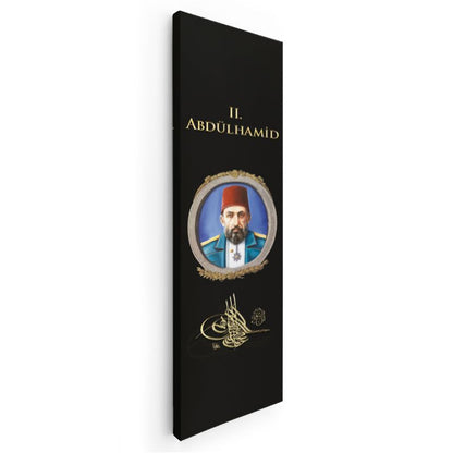 Osmanlı Padişahı - II. Abdülhamid Portresi Kanvas Tablo
