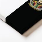 Dikey Panoramik Kanvas Tablo Osman Gazi Portresi Osmanlı Tablosu Ev Ofis Duvar Dekoru