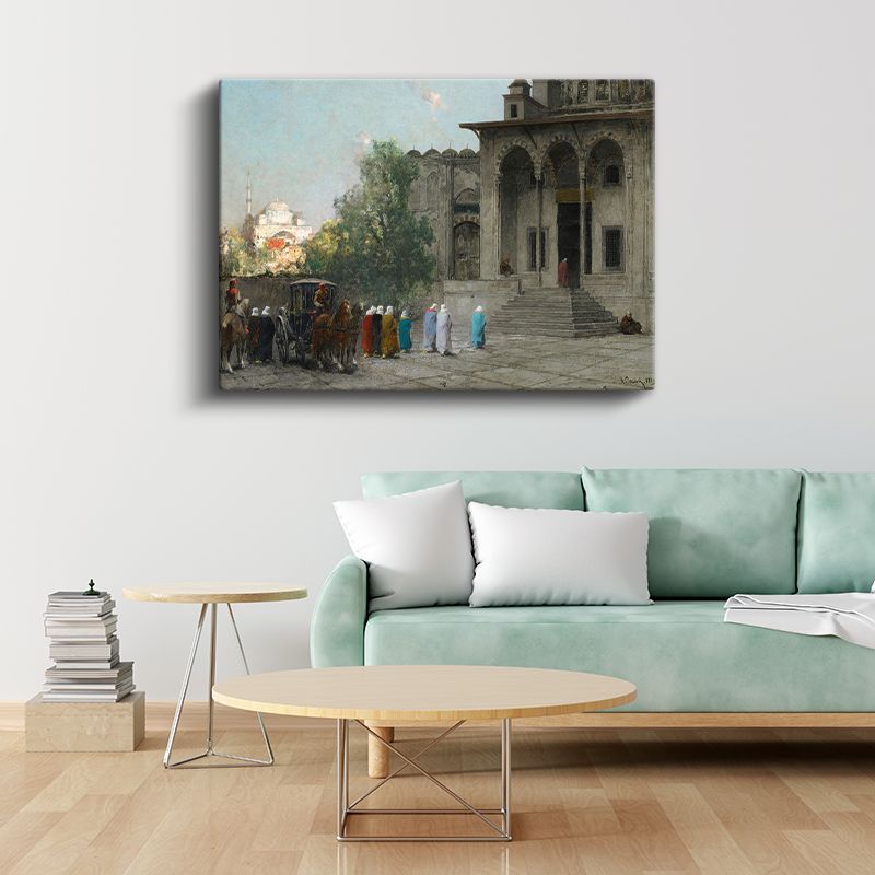 Saray Yaşamı - Osmanlı Dönemi Mimari Detaylar Kanvas Tablo