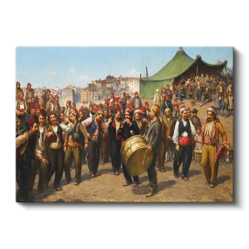 Mehter Takımı - Osmanlı Askeri Müzisyenleri Kanvas Tablo