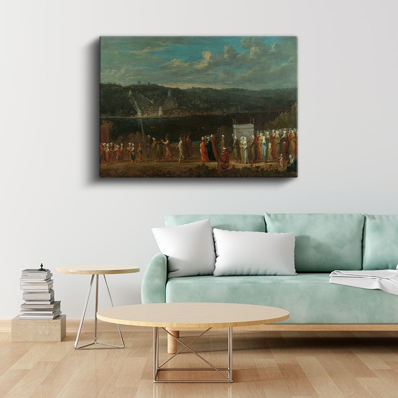 Osmanlı Sarayı - Törensel Geçit Alayı Kanvas Tablo