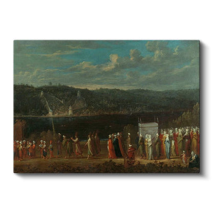 Osmanlı Sarayı - Törensel Geçit Alayı Kanvas Tablo