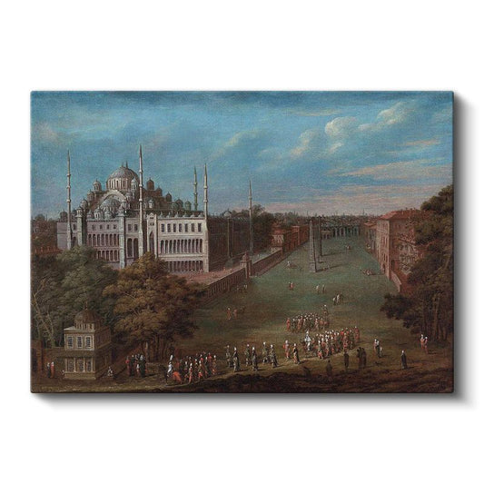 Süleymaniye Camii - Tarihi At Meydanı Manzarası Kanvas Tablo