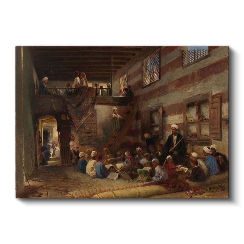 Osman Hamdi Bey - Kuran Dersi Kanvas Tablo