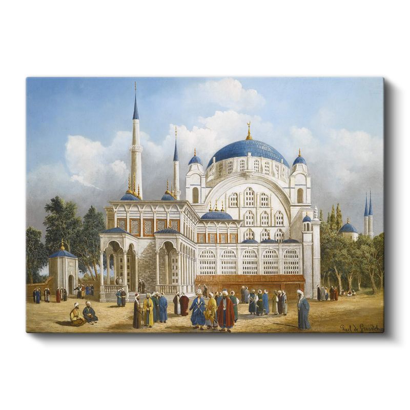 İhtişamlı Cami - Osmanlı Mimarisi Kanvas Tablo