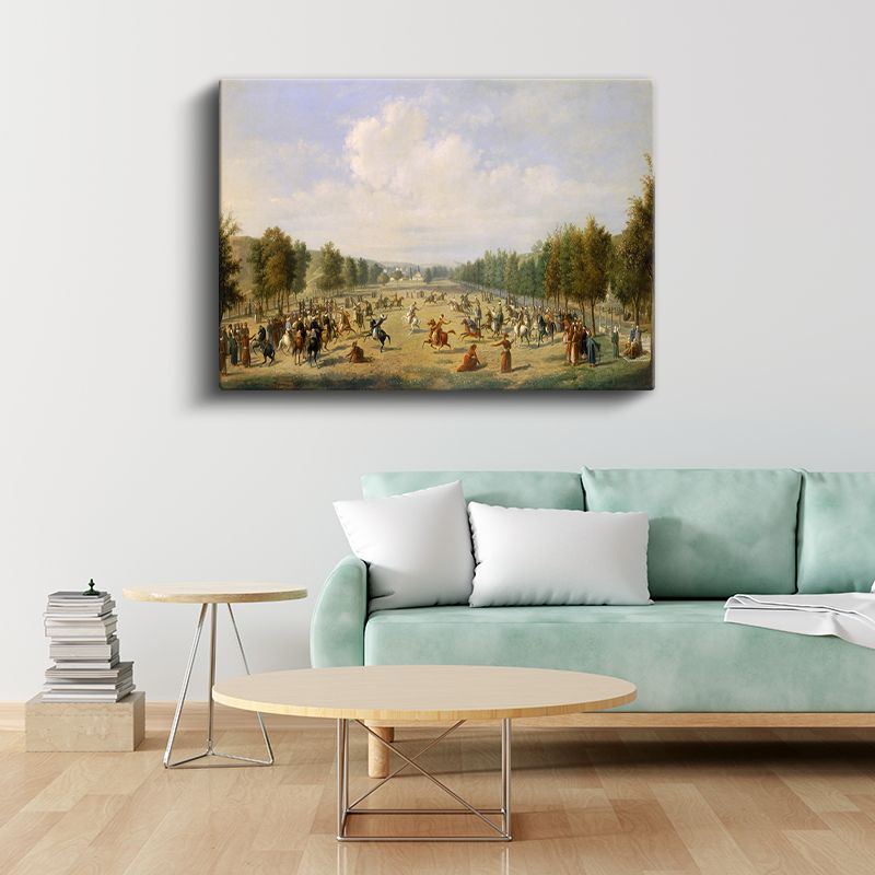 Cirit Oyunu - Osmanlı Saray Eğlencesi Kanvas Tablo