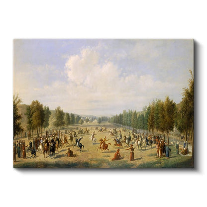Cirit Oyunu - Osmanlı Saray Eğlencesi Kanvas Tablo