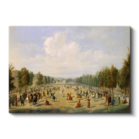 Cirit Oyunu - Osmanlı Saray Eğlencesi Kanvas Tablo