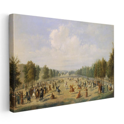 Cirit Oyunu - Osmanlı Saray Eğlencesi Kanvas Tablo