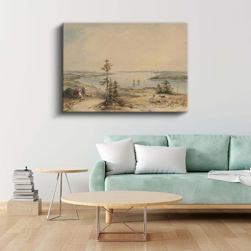 İstanbul Panoraması - Boğaz Manzarası Kanvas Tablo