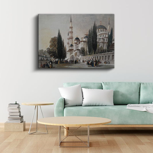 Süleymaniye Camii - Osmanlı Mimarisinin Görkemi Kanvas Tablo